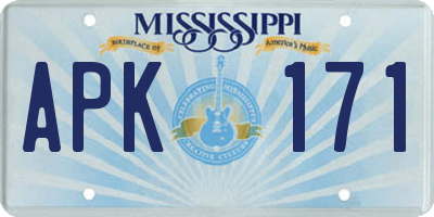 MS license plate APK171