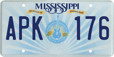 MS license plate APK176