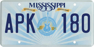 MS license plate APK180