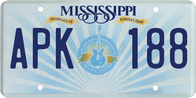 MS license plate APK188