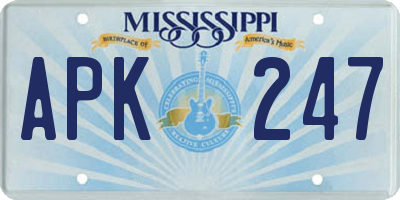 MS license plate APK247