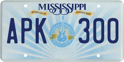 MS license plate APK300