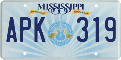 MS license plate APK319