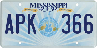 MS license plate APK366