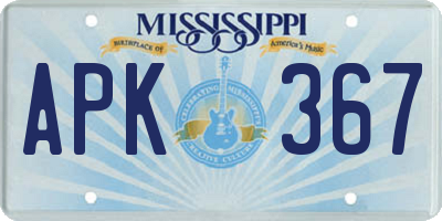 MS license plate APK367