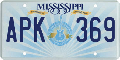 MS license plate APK369