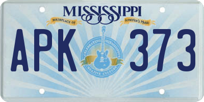 MS license plate APK373