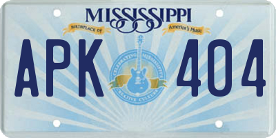 MS license plate APK404
