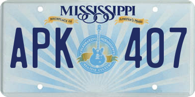 MS license plate APK407