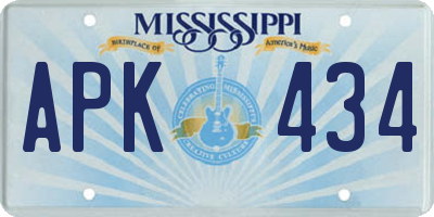 MS license plate APK434