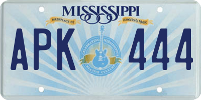 MS license plate APK444