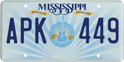 MS license plate APK449