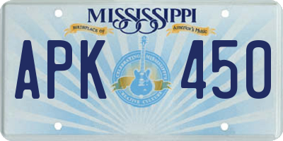 MS license plate APK450