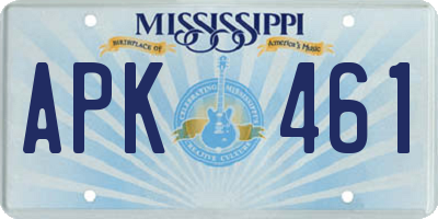MS license plate APK461