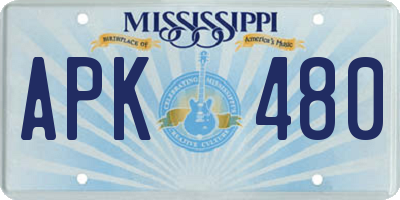 MS license plate APK480