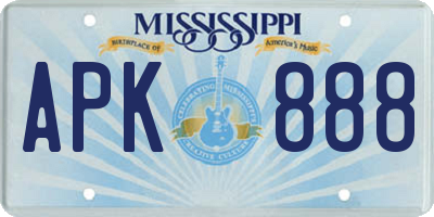 MS license plate APK888