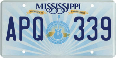 MS license plate APQ339