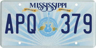 MS license plate APQ379
