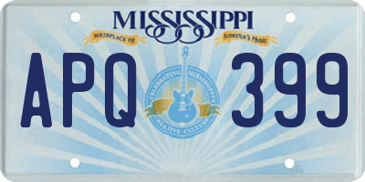 MS license plate APQ399