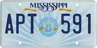 MS license plate APT591