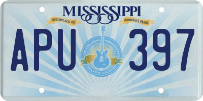 MS license plate APU397