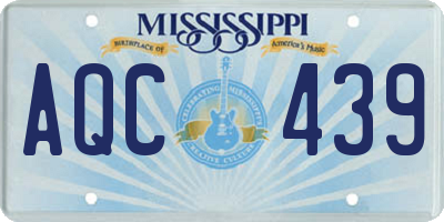 MS license plate AQC439