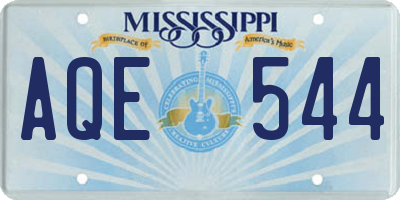 MS license plate AQE544
