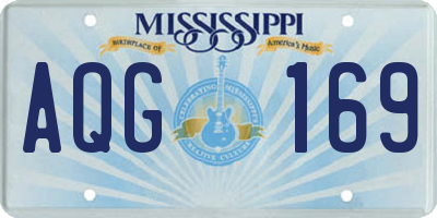 MS license plate AQG169