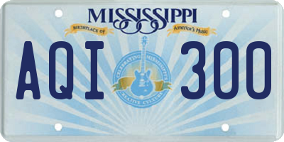 MS license plate AQI300