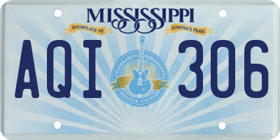 MS license plate AQI306
