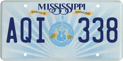 MS license plate AQI338