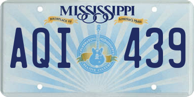 MS license plate AQI439