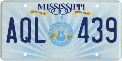 MS license plate AQL439