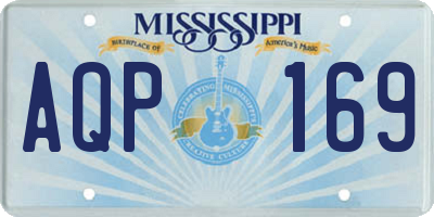 MS license plate AQP169
