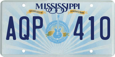 MS license plate AQP410