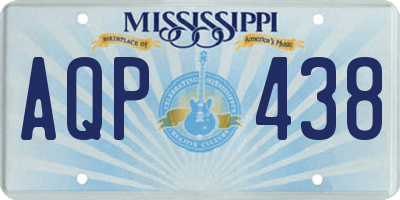 MS license plate AQP438
