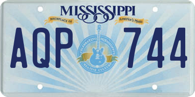 MS license plate AQP744