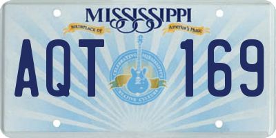 MS license plate AQT169