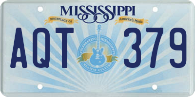 MS license plate AQT379