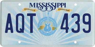 MS license plate AQT439