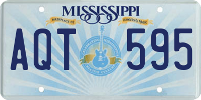 MS license plate AQT595
