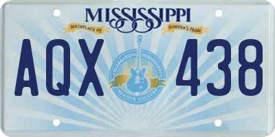 MS license plate AQX438