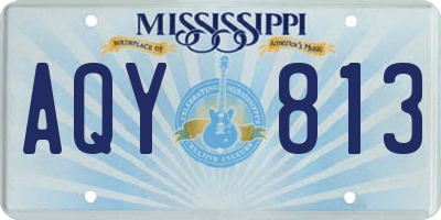 MS license plate AQY813