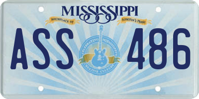 MS license plate ASS486