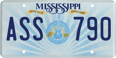 MS license plate ASS790