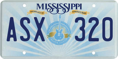 MS license plate ASX320
