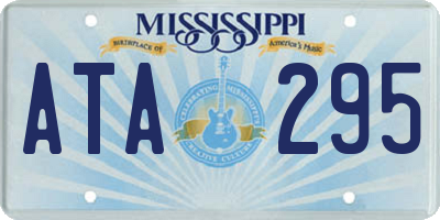 MS license plate ATA295