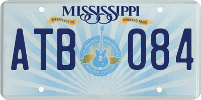 MS license plate ATB084