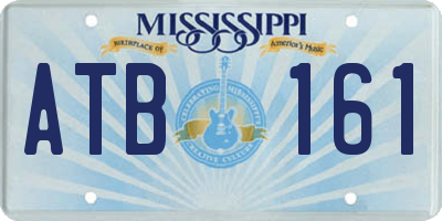 MS license plate ATB161