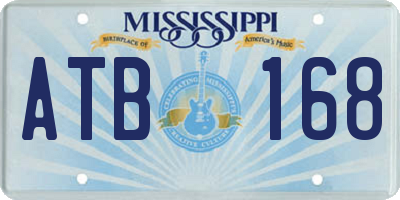 MS license plate ATB168